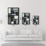Wallity Pintura Decorativa de Vidrio Templado Multicolor 46 x 72 cm